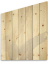 minimal geometric Zen III - Transitional Print on Natural Pine Wood