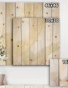 minimal geometric Zen III - Transitional Print on Natural Pine Wood