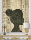 Glam Pink Ladies I - Fashion Print on Natural Pine Wood
