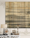 watercolor colorfields II - Glam Print on Natural Pine Wood