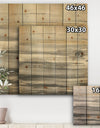 watercolor colorfields II - Glam Print on Natural Pine Wood