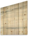 watercolor colorfields I - Glam Print on Natural Pine Wood