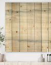 watercolor colorfields I - Glam Print on Natural Pine Wood