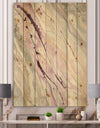 Shaby Pink Marble - Sleek & Chic Modern Print on Natural Pine Wood