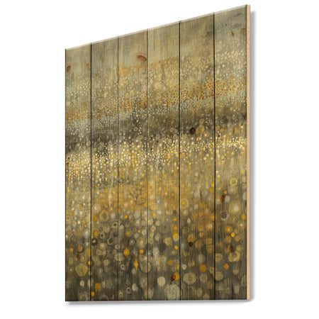 Galm Abstract III - Transitional Print on Natural Pine Wood