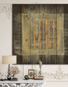 Galm Abstract II - Transitional Print on Natural Pine Wood