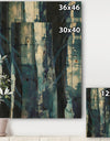 Deep Woods I Indigo - Country Charm Print on Natural Pine Wood