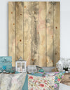 Watercolor Snowflakes II - Modern Farmhouse Print on Natural Pine Wood