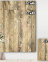 Watercolor Snowflakes II - Modern Farmhouse Print on Natural Pine Wood