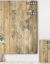 Watercolor Snowflakes I - Modern Farmhouse Print on Natural Pine Wood