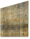 Glam Rain Abstract IV - Modern & Contemporary Print on Natural Pine Wood