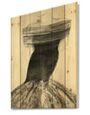 Glam and Fashion Feminine IV - Fashion Figures Print on Natural Pine Wood