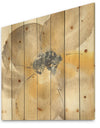 Galm Flower Tones II - Traditional Print on Natural Pine Wood