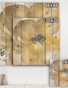 Galm Flower Tones II - Traditional Print on Natural Pine Wood