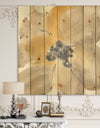 Galm Flower Tones I - Traditional Print on Natural Pine Wood