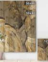 Glam Phoenix Neutral - Modern Glam Print on Natural Pine Wood