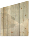 Grey and White Collage I - Modern & Contemporary Print on Natural Pine Wood