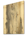 Gold Glamour Direction II - Modern & Contemporary Print on Natural Pine Wood