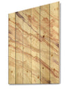 Copper Shabby Dreams - Shabby Chic Print on Natural Pine Wood