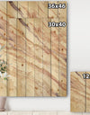 Copper Shabby Dreams - Shabby Chic Print on Natural Pine Wood