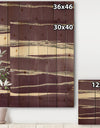 Shabby Watercolor on Purple III - Shabby Chic Print on Natural Pine Wood