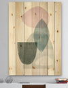 Distressed Dream I - Modern & Transitional Print on Natural Pine Wood