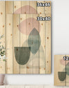 Distressed Dream I - Modern & Transitional Print on Natural Pine Wood