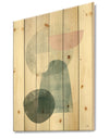 Distressed Dream III - Modern & Transitional Print on Natural Pine Wood