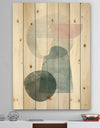 Distressed Dream III - Modern & Transitional Print on Natural Pine Wood