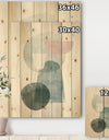 Distressed Dream III - Modern & Transitional Print on Natural Pine Wood