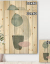 Distressed Dream IV - Modern & Transitional Print on Natural Pine Wood