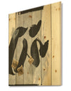 Glam Collage I - Modern & Contemporary Print on Natural Pine Wood