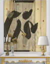 Glam Collage I - Modern & Contemporary Print on Natural Pine Wood