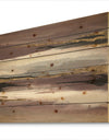 Purple Glam Storm I - Glam & Shabby Chic Print on Natural Pine Wood
