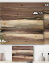 Purple Glam Storm I - Glam & Shabby Chic Print on Natural Pine Wood