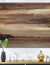 Purple Glam Storm II - Glam & Shabby Chic Print on Natural Pine Wood