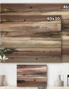 Purple Glam Storm II - Glam & Shabby Chic Print on Natural Pine Wood
