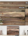Purple Glam Storm III - Glam & Shabby Chic Print on Natural Pine Wood