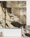 Glam Printed Arcs II - Transitional Print on Natural Pine Wood