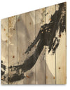 Glam Painted Arcs III - Transitional Print on Natural Pine Wood