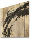 Glam Painted Arcs IV - Transitional Print on Natural Pine Wood