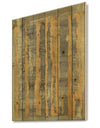 Glam Metallic Form IV - Modern & Transitional Print on Natural Pine Wood