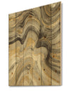 Glam Gold Canion - Modern & Transitional Print on Natural Pine Wood