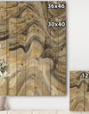 Glam Gold Canion - Modern & Transitional Print on Natural Pine Wood