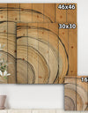 Glam Canion II - Modern & Contemporary Print on Natural Pine Wood