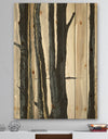 Forest Silhouette II - Modern Farmhouse Print on Natural Pine Wood