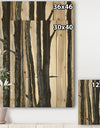 Forest Silhouette II - Modern Farmhouse Print on Natural Pine Wood