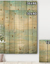 Sunrise Boat I - Nautical & Coastal Print on Natural Pine Wood