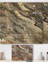 Fire and Ice Minerals II - Farmhouse Print on Natural Pine Wood