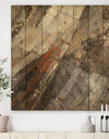 Fire and Ice Minerals III - Farmhouse Print on Natural Pine Wood